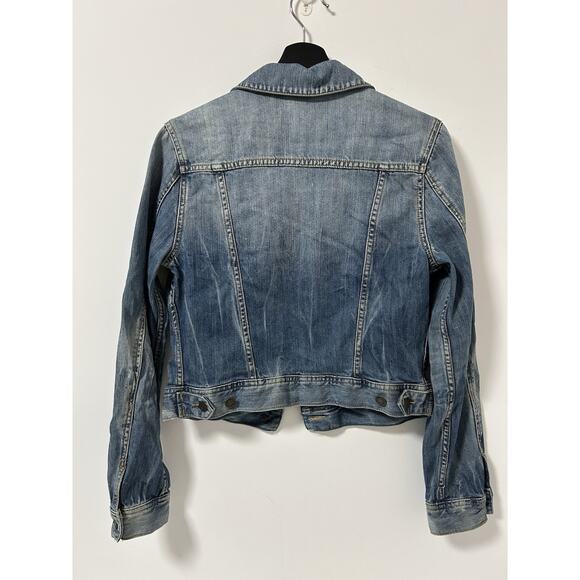 Aritzia Talula Denim Jacket Vintage Wash Size Medium Women's - Picture 5 of 9